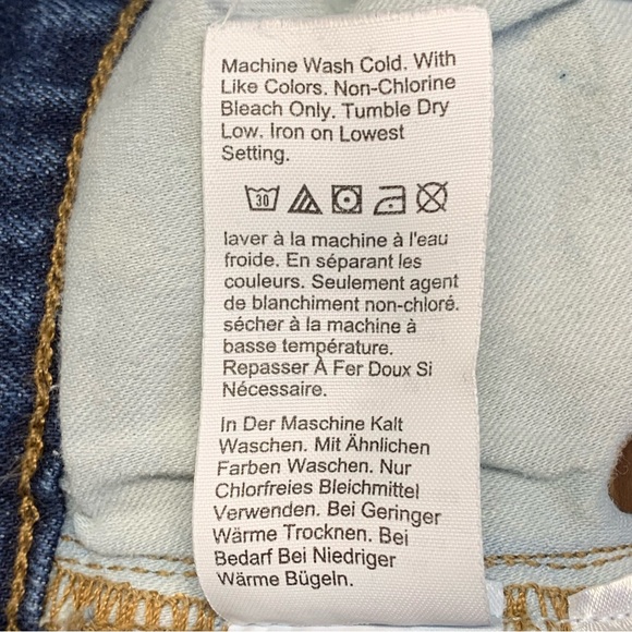 Madewell Tomboy Straight Jeans in Chaseley Wash Style #MB499 - Size 25 - Picture 15 of 16